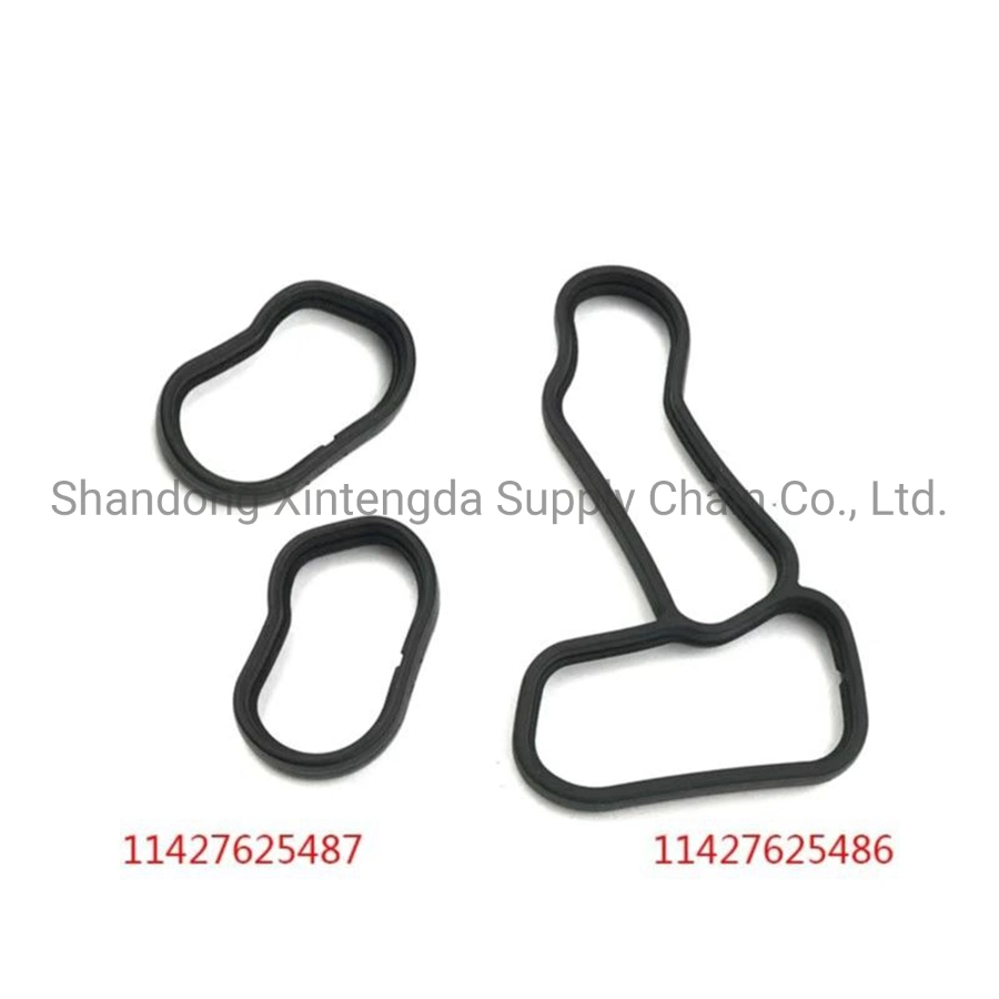 Auto Spare Parts Oil Filter Cover Seal Gasket 11427625486 11427625487 Used for Daf 1643074 Oil Cooler