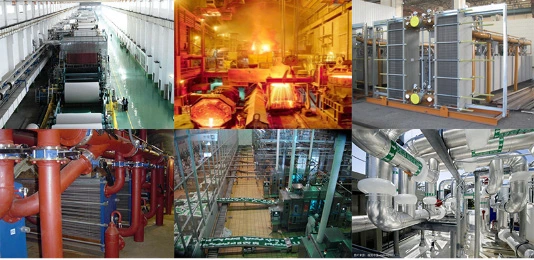 Paper & Pulp Industry Wide Gap/Free Flow Plate Heat Exchanger